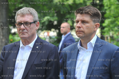 Sopot. Park Lecha i Marii Kaczynskich. Konferencja...