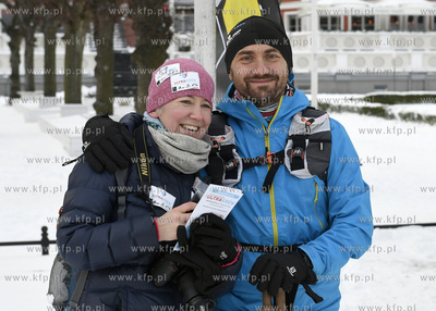 Sopot. Plac Kuracyjny i Molo. Akcja Ultra Krew - bieg...