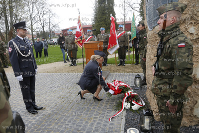 Uroczystości obchodów 83. Rocznicy Zbrodni Katyńskiej,w...
