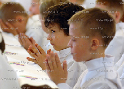 Przyjecie do Pierwszej Komunii Swietej w Koscierzynie...