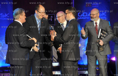 Gdansk. Akademia Muzyczna. VII Gala Sportu 2009.Prezydent...