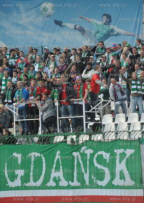 Mecz pilkarski ekstraklasy Lechia Gdansk - Wisla Krakow...
