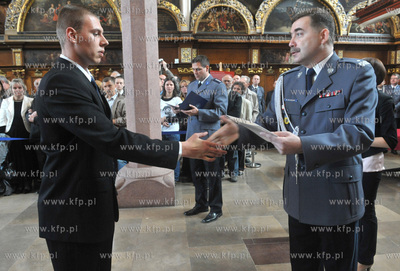 Gdansk, Dwor Artusa. Uroczystosc slubowania nowoprzyjetych...