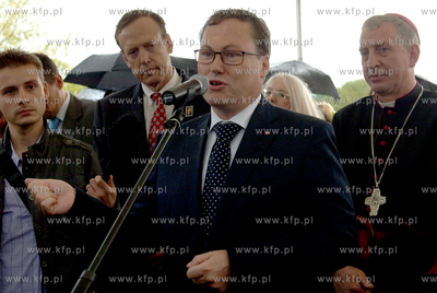 Odsloniecie Pomnika Papieza Jana Pawla II i Prezydenta...