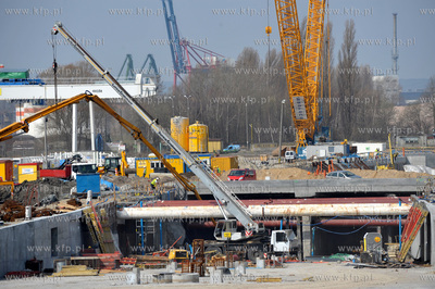Gdansk. Wisloujscie. Zmontowana, przygotowana do pracy...