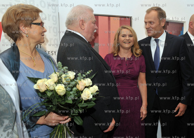 70 urodziny Lecha Walesy w oliwskim Palacu Opatow w...