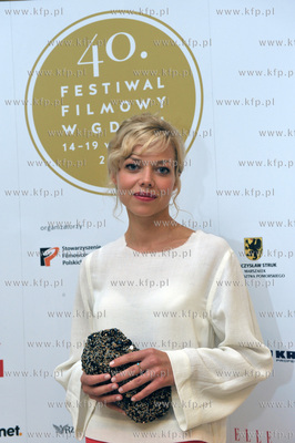 Festiwal Filmow w Gdyni. Aktorka Marianna Zydek.  19.09.2015...