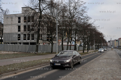 Gdańsk Siedlce, okolice ul. Kartuska145. Widac budowę...