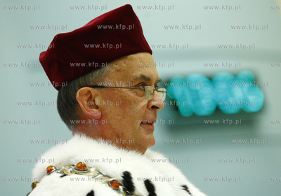 Gdansk. Uniwersytet Gdanski. Aula Wydzialu Prawa i...