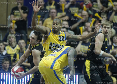 Gdynia. Polska Liga Koszykowki. Mecz Asseco Prokom...