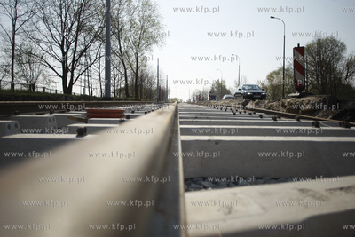 Gdansk Brzezno. Remont tramwajowego torowiska w ramach...