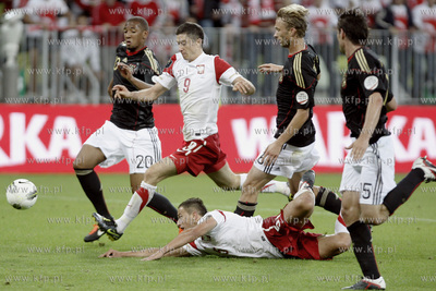 Gdansk. Stadion pilkarski PGE Arena. Mecz towarzyski...