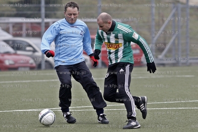 Gdansk. Boisko przy ul. Traugutta.  Noworoczny mecz...