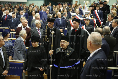 Aula wydziału Prawa i Administracji Uniwersytetu Gdańskiego....