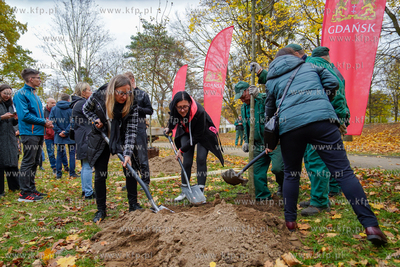 Park Przymorze. Inauguracja cyklu jesiennych nasadzeń...