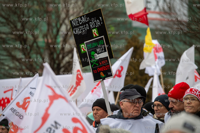 Protest przeciwko Zielonemu Ładowi organizowany przez...