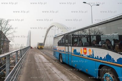 Wiadukt Biskupia Górka we mgle. 17.01.2020 / fot....