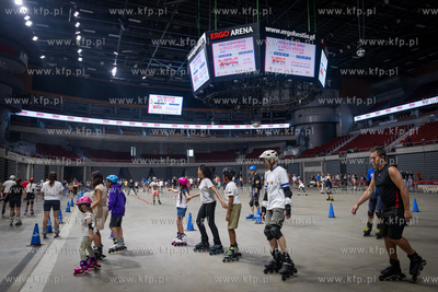 Sopot/Gdańsk Ergo Arena. Rolkowisko w Ergoarenie....