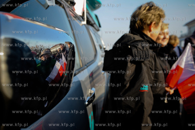 Sopot. Plac przed wejsciem na molo. Tydzien Flagi z...