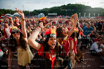 Gdansk. Fanzone - Strefa Kibica. Relacja meczu Mistrzostw...