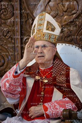 Gdansk. Kosciol p.w. Opatrznosci Bozej. Wizyta watykanskiego...