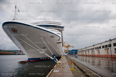 Port w Gdyni. Nabrzeze Stanow Zjednoczonych. Wizyta...