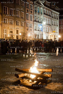 Gdansk. Dlugi Targ. Zuchy i harcerze Choragwi Gdanskiej...