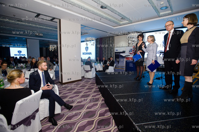 Gdansk. Hotel Hilton. Spotkanie Swiateczne ze szwedzką...