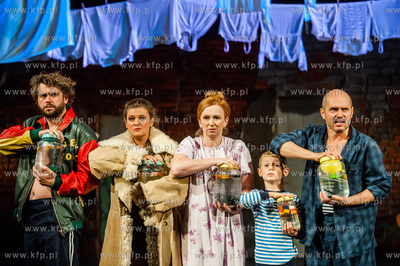 Gdansk. Teatr Wybrzeze. Proba medialna spektaktu pt....