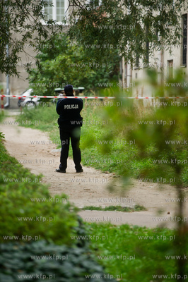 Gdansk. Podworze kamienicy przy ul. Dlugi Targ. Odnalezienie...