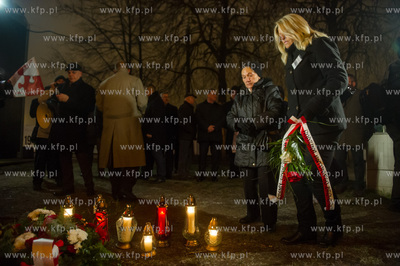 Gdansk. Obchody 45. rocznicy Grudnia '70. Zlozenie...