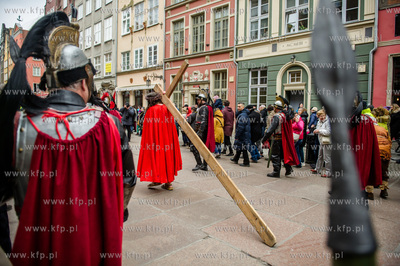 Wielki Piatek. Misterium Meki Panskiej na ulicach Gdanska.
25.03.2016
fot....