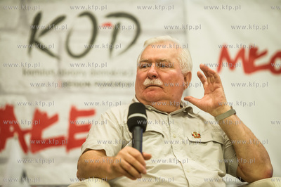 Gdansk. Europejskie Centrum Solidarnosci. Spotkanie...