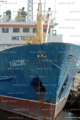 Statek Gazgana, ktora po bankructwie rosyjskiego armatora...