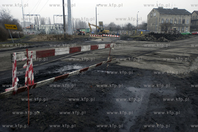 Roboty drogowe na ul. Sienna Grobla 06.02.2009 Fot....