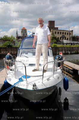 Prezydent Wejherowa Krzysztof Hildebrandt przyplynal...