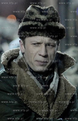 Plan zdjeciowy filmu o masakrze robotnikow na Wybrzezu...