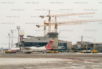 Gdansk, Rebiechowo. Nz. Widok na terminal pasazerski.
04.12.2010
fot....