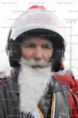 IX Zlot Mikolajow na Motocyklach w Trojmiescie. Na...