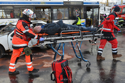 Gdynia. Molo Poludniowe. Pokaz ratownictwa medycznego...