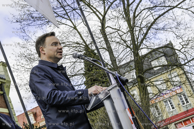 Starogard Gdanski. Spotkanie kandydata PiS na prezydenta...