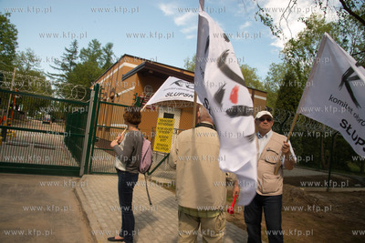 Redzikowo. Protest mieszkancow przeciwko budowie tarczy.
13.05.2016
Fot....
