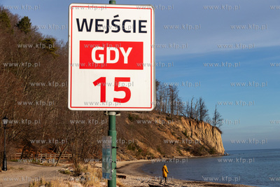 Obsypujący się Klif Orłowski w Gdyni Orłowie.
17.01.2025
fot....