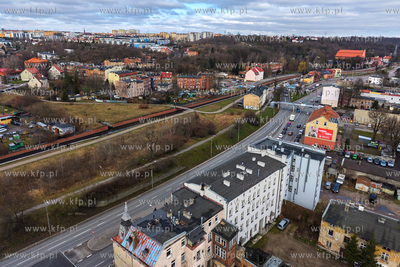 Panorama Gdańska. Widok na Kanał Raduni i Trakt Św....