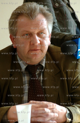 Konferencja prasowa w siedzibie Solidarnosci w Gdanksu...