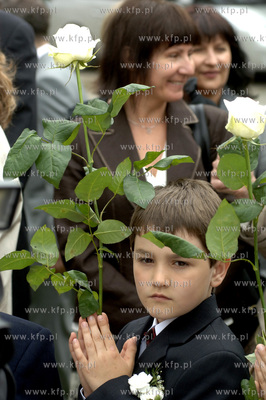 Pierwsza komunia swieta. Nz. Konrad.
17.05.2008
fot....