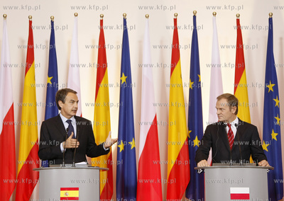 Sopot. Spotkanie premiera RP Donalda Tuska z premierem...