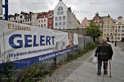 Elblag.  II  tura wyborow prezydenckich w Elblagu....