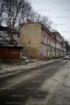 Biskupia Gorka w Gdansku. Kamienice przy ul. Biskupiej.
10.12.2013
fot....