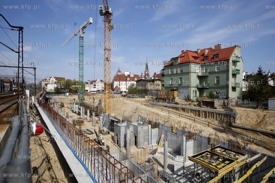 Budowa nowego dworca kolejowego w Sopocie.
22.04.2014
fot....